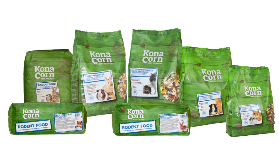 Knaagdier voer samen